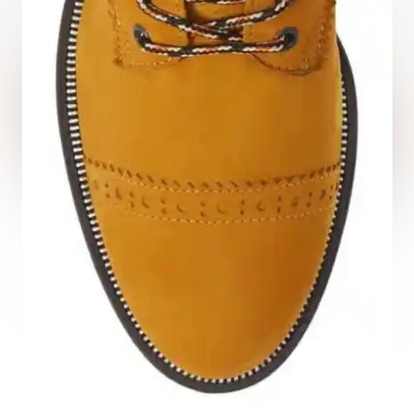 Paul Green Ceylo Combat Boot CURRY NUBUK - Picture 5 of 10